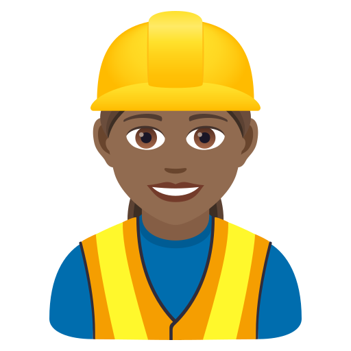 Ouvrière Du Bâtiment: Peau Mate pour JoyPixels 9.0