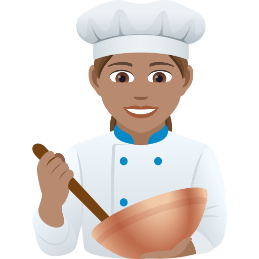 Cuisinière: Peau Légèrement Mate pour JoyPixels 9.0