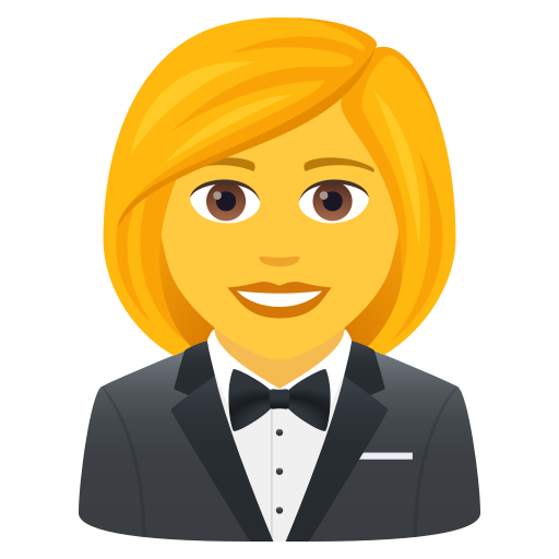 Woman in Tuxedo for JoyPixels 9.0