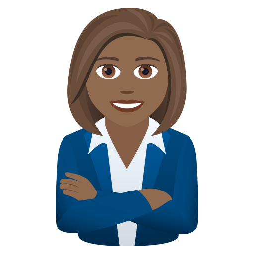 Employée De Bureau: Peau Mate pour JoyPixels 9.0