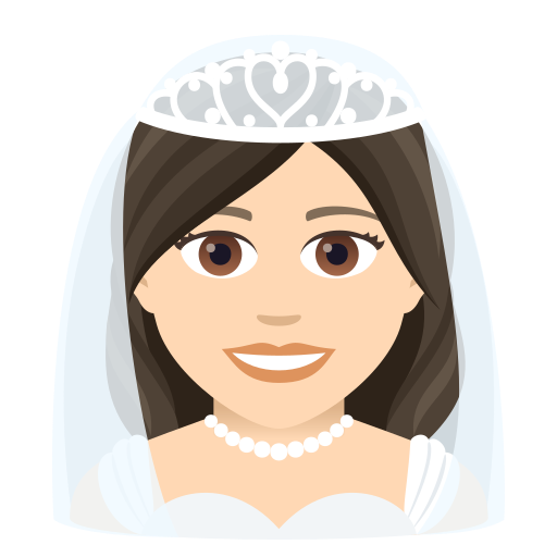 Nainen hunnun kanssa: vaalea ihonväri varten JoyPixels 9.0