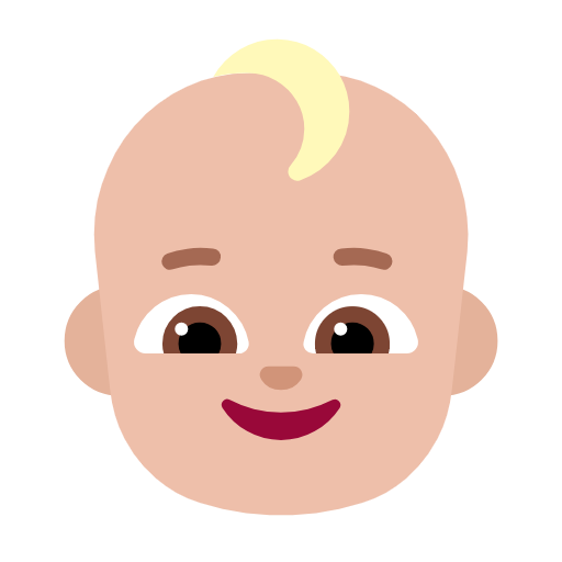 Bébé: Peau Moyennement Claire pour Microsoft Windows 11 23H2 June 2024 Update