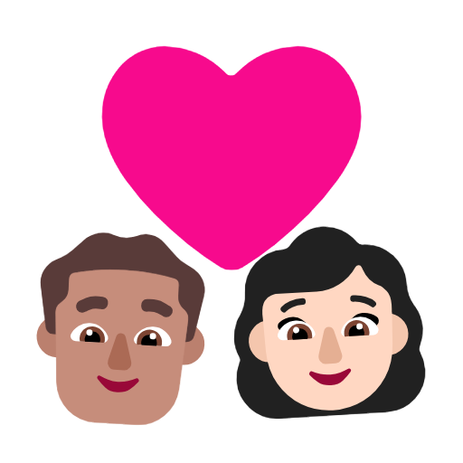 Parella Amb Cor - Home: Pell Mitjà, Dona: Pell Clar per Microsoft Windows 11 23H2 June 2024 Update