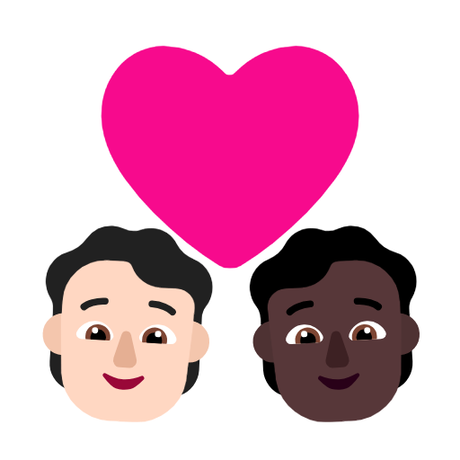 Par med hjerte: voksen, voksen, lys teint og mørk teint for Microsoft Windows 11 23H2 June 2024 Update