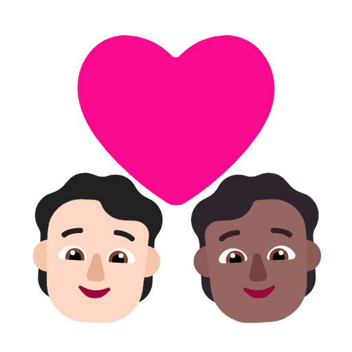 Coppia Con Cuore: Persona, Persona, Carnagione Chiara, Carnagione Abbastanza Scura per Microsoft Windows 11 23H2 June 2024 Update