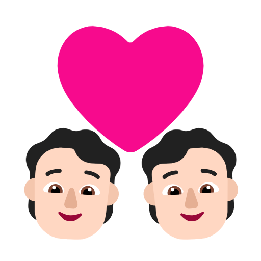 Pár Se Srdcem: Osoba, Osoba, Světlý Tón Pokožky pro Microsoft Windows 11 23H2 June 2024 Update