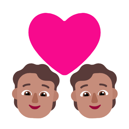 Pár Se Srdcem: Osoba, Osoba, Střední Tón Pokožky pro Microsoft Windows 11 23H2 June 2024 Update