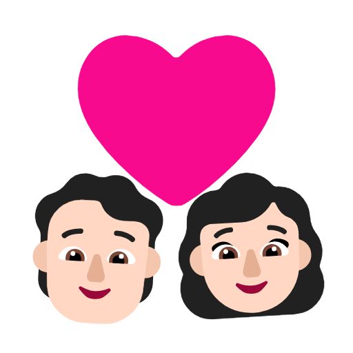 Pár Se Srdcem: osoba, žena, světlý tón pleti pro Microsoft Windows 11 23H2 June 2024 Update