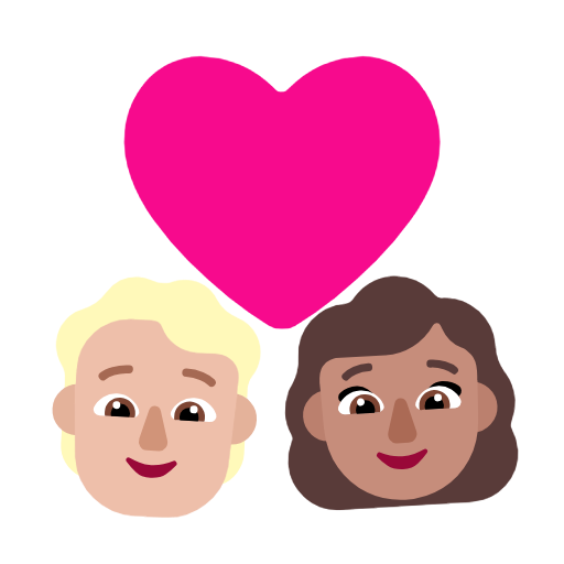 Kalpli Çift: Kişi, Kadın, Orta-Açık Cilt Tonu, Orta Cilt Tonu için Microsoft Windows 11 23H2 June 2024 Update