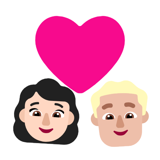 Casal Apaixonado: Mulher, Homem, Pele Clara, Pele Morena Clara para Microsoft Windows 11 23H2 June 2024 Update