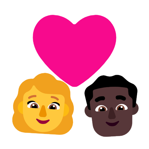 Parella amb cor - Dona: Sense pell, Home: pell fosca per Microsoft Windows 11 23H2 June 2024 Update