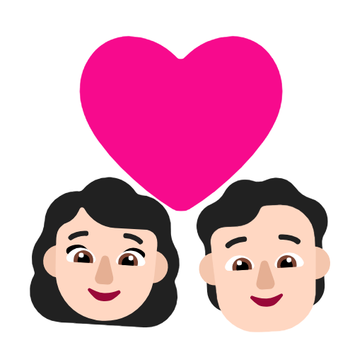 第心形情侣：女性，人物，浅肤色号为第Microsoft Windows 11 23H2 June 2024 Update号