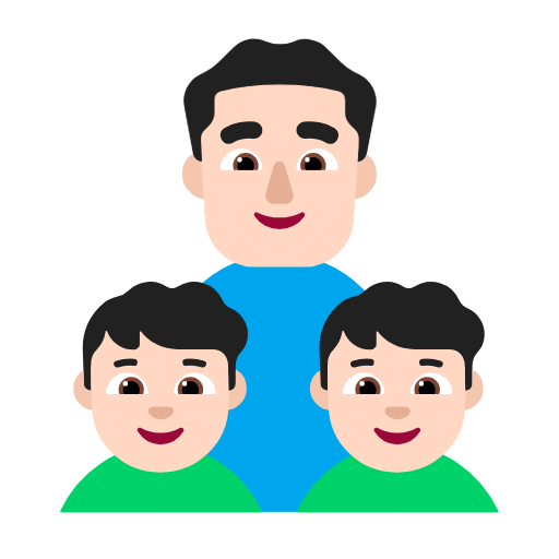 Οικογένεια - Άνδρας: Ανοιχτόχρωμη επιδερμίδα, Αγόρι: Ανοιχτόχρωμη επιδερμίδα, Αγόρι: Ανοιχτόχρωμη επιδερμίδα για Microsoft Windows 11 23H2 June 2024 Update