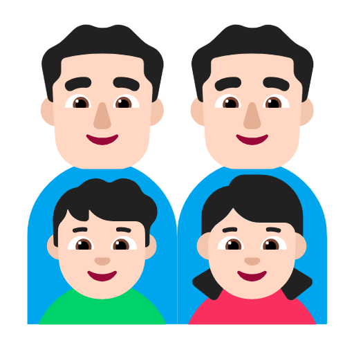 Οικογένεια - Άνδρας: Ανοιχτόχρωμος τόνος δέρματος, Άνδρας: Ανοιχτόχρωμος τόνος δέρματος, Αγόρι: Ανοιχτός τόνος δέρματος, Κορίτσι: Ανοιχτός τόνος δέρματος για Microsoft Windows 11 23H2 June 2024 Update