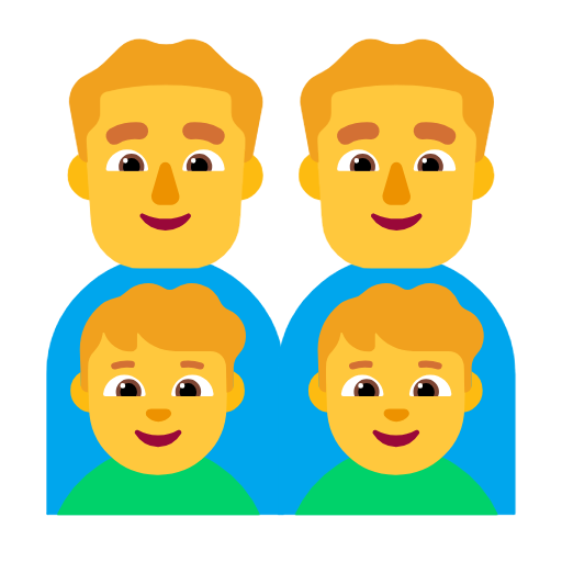 Famiglia: Uomo, Uomo, Bambino, Bambino per Microsoft Windows 11 23H2 June 2024 Update