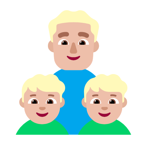 Οικογένεια - Άνδρας: Μεσαίου ανοιχτού τόνου δέρματος, Αγόρι: Μεσαίου ανοιχτού τόνου δέρματος, Αγόρι: Μεσαίου ανοιχτού τόνου δέρματος για Microsoft Windows 11 23H2 June 2024 Update