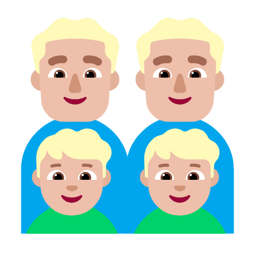 Οικογένεια - Άνδρας: Μεσαίου ανοιχτού τόνου δέρματος, Άνδρας: Μεσαίου ανοιχτού τόνου δέρματος, Αγόρι: Μεσαίου ανοιχτού τόνου δέρματος, αγόρι: μεσαίου ανοιχτού τόνου δέρματος για Microsoft Windows 11 23H2 June 2024 Update