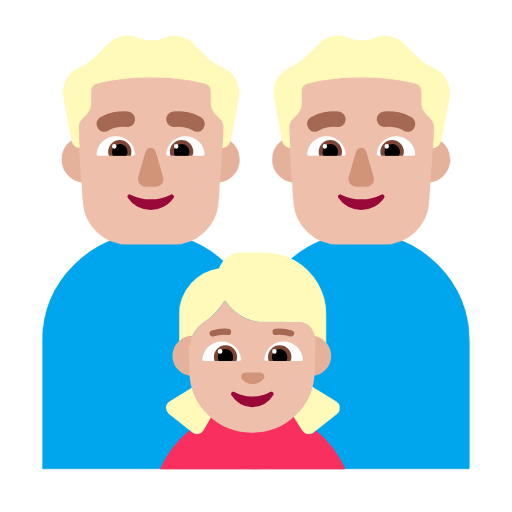 Οικογένεια - Άνδρας: Μεσαίου ανοιχτού τόνου δέρματος, Άνδρας: Μεσαίου ανοιχτού τόνου δέρματος, Κορίτσι: Μεσαίου ανοιχτού τόνου δέρματος για Microsoft Windows 11 23H2 June 2024 Update