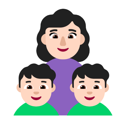 Οικογένεια - Γυναίκα: Ανοιχτόχρωμο δέρμα, Αγόρι: Ανοιχτόχρωμο δέρμα, Αγόρι: Ανοιχτόχρωμο δέρμα για Microsoft Windows 11 23H2 June 2024 Update