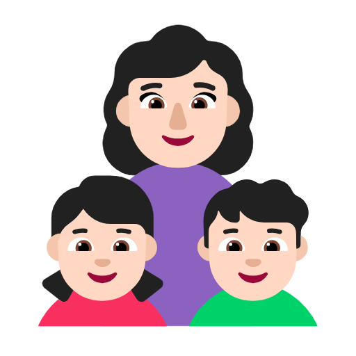 Οικογένεια - Γυναίκα: Ανοιχτόχρωμο δέρμα, Κορίτσι: Ανοιχτόχρωμο δέρμα, Αγόρι: Ανοιχτόχρωμο δέρμα για Microsoft Windows 11 23H2 June 2024 Update