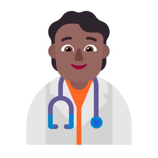 موظف بقطاع الصحة: بشرة بلون معتدل مائل للغامق لـ Microsoft Windows 11 23H2 June 2024 Update