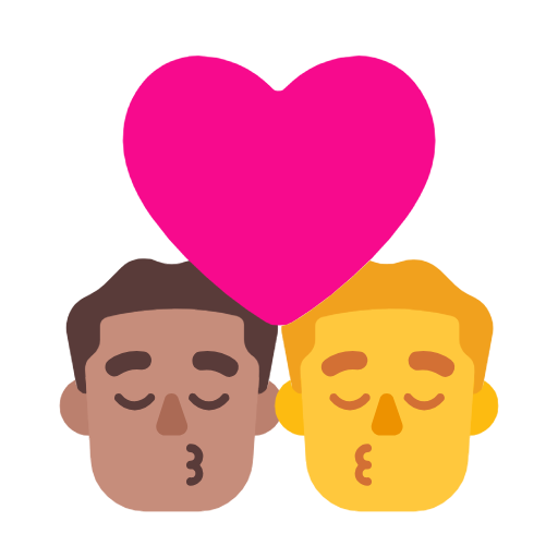 Baiser - Homme : teint moyen, Homme : sans teint pour Microsoft Windows 11 23H2 June 2024 Update