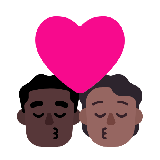 Polibek: Muž, Osoba, Tmavý odstín pleti, Středně tmavý odstín pleti pro Microsoft Windows 11 23H2 June 2024 Update