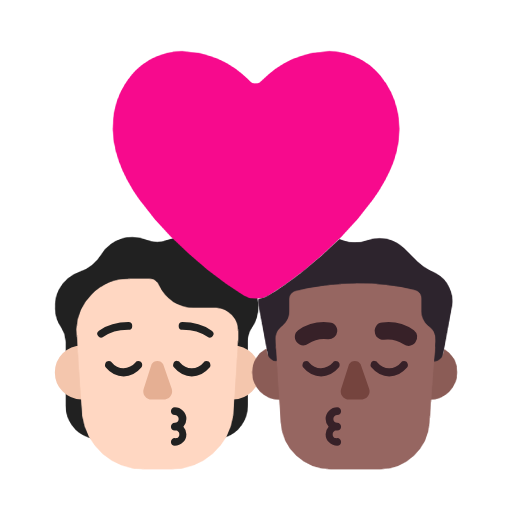 Φιλί: Πρόσωπο, Άνδρας, Ανοιχτός τόνος επιδερμίδας, Μεσαίος-Σκούρος τόνος δέρματος για Microsoft Windows 11 23H2 June 2024 Update