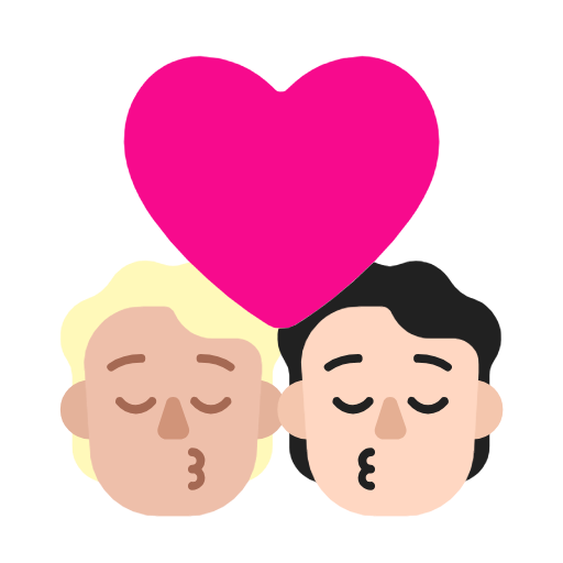 Φιλί: ενήλικας, ενήλικας, μεσαίος-ανοιχτόχρωμος τόνος δέρματος, ανοιχτόχρωμος τόνος δέρματος για Microsoft Windows 11 23H2 June 2024 Update