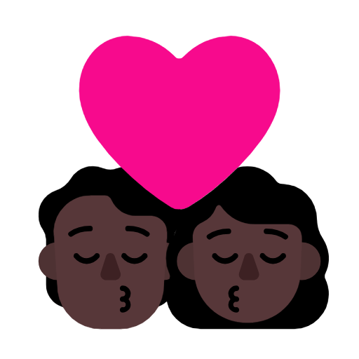 Φιλί: Πρόσωπο, Γυναίκα, Σκούρο Δέρμα για Microsoft Windows 11 23H2 June 2024 Update