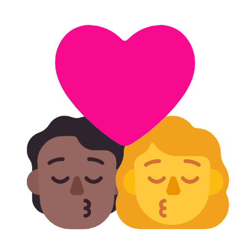 Polibek: Osoba, Žena, Středně tmavý odstín pleti, Bez tónu pleti pro Microsoft Windows 11 23H2 June 2024 Update