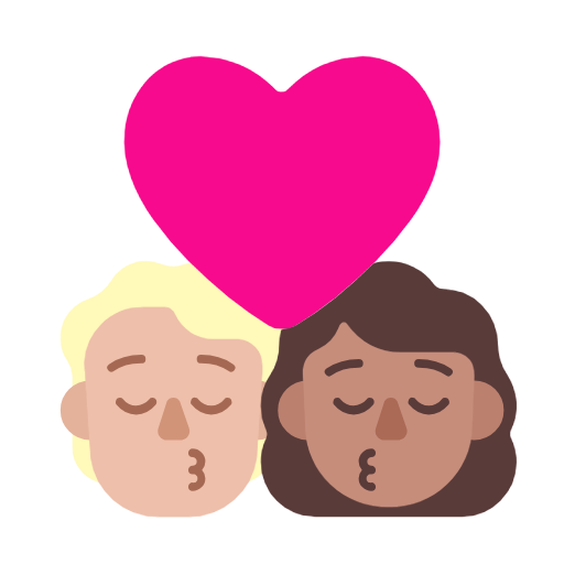 Φιλί: Πρόσωπο, Γυναίκα, Μεσαίου-ανοιχτός τόνος δέρματος, Μεσαίου τόνου δέρματος για Microsoft Windows 11 23H2 June 2024 Update