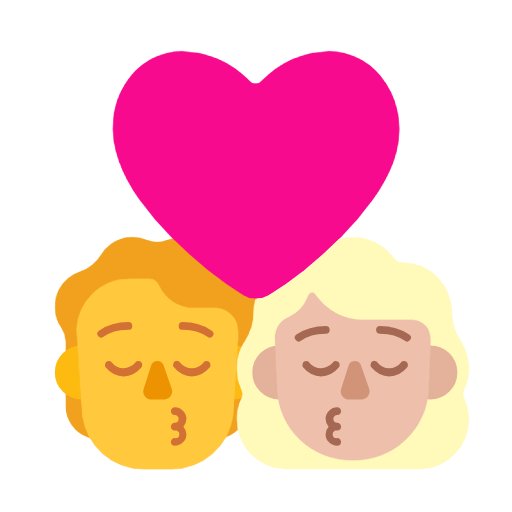 Φιλί: Πρόσωπο, Γυναίκα, Χωρίς τόνο δέρματος, Μεσαίου-ανοιχτό τόνο δέρματος για Microsoft Windows 11 23H2 June 2024 Update