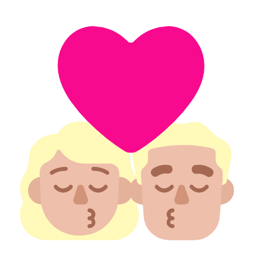 Bacio Tra Coppia: Donna, Uomo, Carnagione Abbastanza Chiara per Microsoft Windows 11 23H2 June 2024 Update