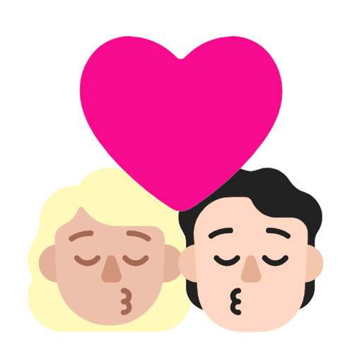 Φιλί: Γυναίκα, Πρόσωπο, Μεσαίου-ανοιχτός τόνος δέρματος, Ανοιχτός τόνος δέρματος για Microsoft Windows 11 23H2 June 2024 Update