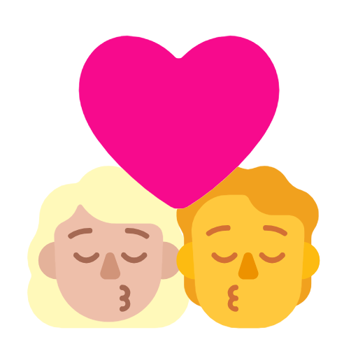 Φιλί: Γυναίκα, Πρόσωπο, Μεσαίου ανοιχτού τόνου δέρματος, Χωρίς τόνο δέρματος για Microsoft Windows 11 23H2 June 2024 Update