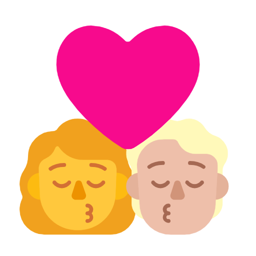 Φιλί: Γυναίκα, Πρόσωπο, Χωρίς τόνο δέρματος, Μεσαίου-ανοιχτό τόνο δέρματος για Microsoft Windows 11 23H2 June 2024 Update