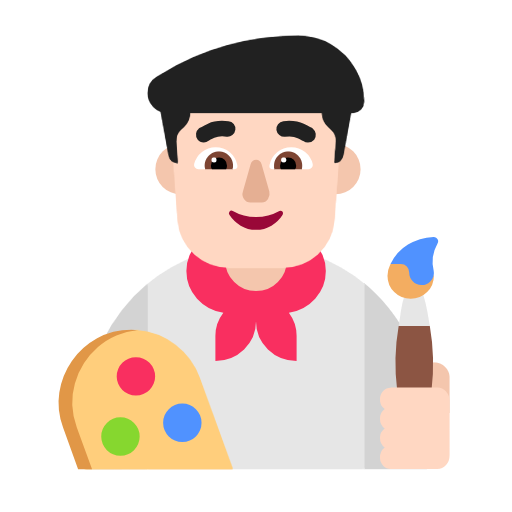 Άντρας καλλιτέχνης: ανοιχτόχρωμος τόνος δέρματος για Microsoft Windows 11 23H2 June 2024 Update