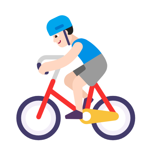 Άντρας ποδηλάτης: ανοιχτόχρωμος τόνος δέρματος για Microsoft Windows 11 23H2 June 2024 Update