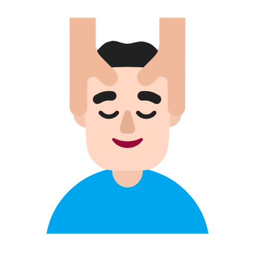 Pria dipijat kepalanya: warna kulit cerah untuk Microsoft Windows 11 23H2 June 2024 Update