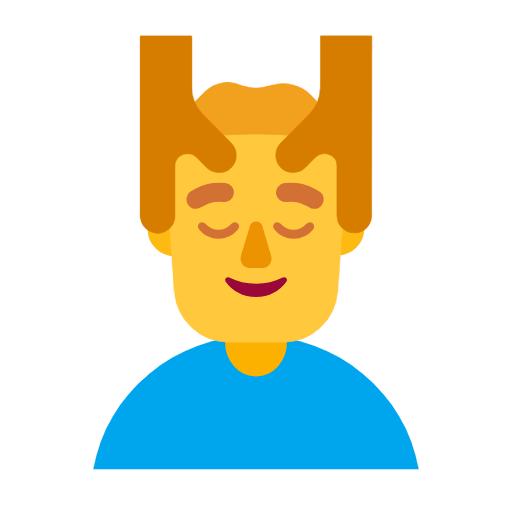 Người đàn ông được xoa bóp mặt cho Microsoft Windows 11 23H2 June 2024 Update