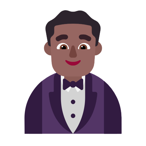 Mies smokissa: keskitumma ihonväri varten Microsoft Windows 11 23H2 June 2024 Update