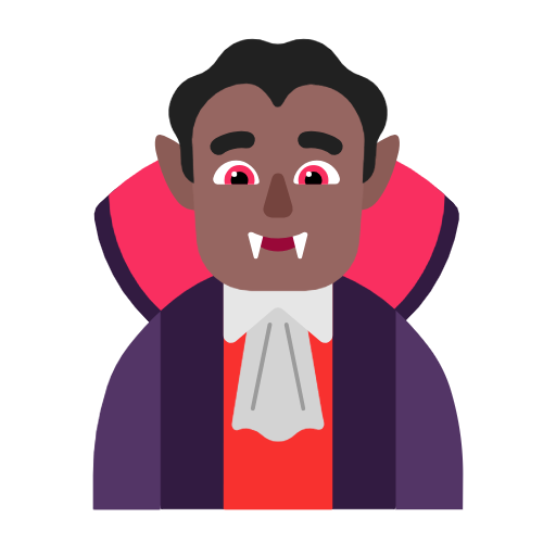 Člověk upír: Středně tmavý odstín pleti pro Microsoft Windows 11 23H2 June 2024 Update