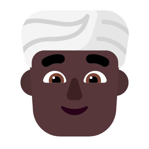 Homme En Turban: Peau Foncée pour Microsoft Windows 11 23H2 June 2024 Update
