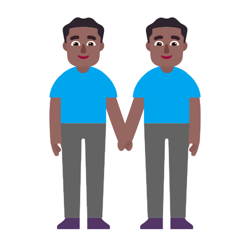 Muži držící se za ruce: Středně tmavý odstín pleti pro Microsoft Windows 11 23H2 June 2024 Update