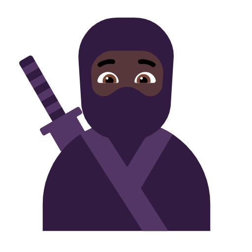 Ninja: donkere huidskleur voor Microsoft Windows 11 23H2 June 2024 Update