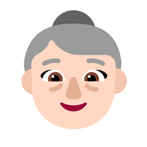 Ηλικιωμένη: ανοιχτόχρωμος τόνος δέρματος για Microsoft Windows 11 23H2 June 2024 Update