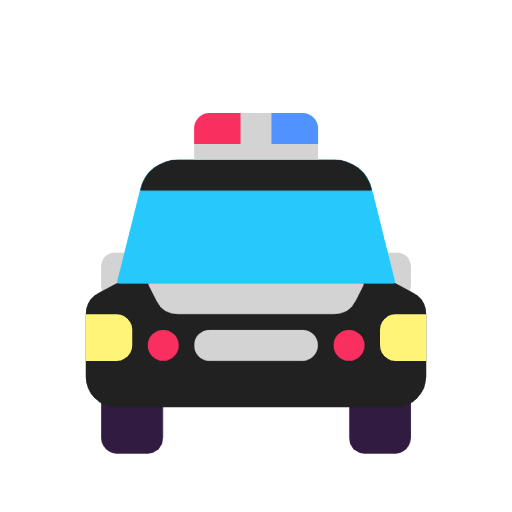 Cotxe de policia que s'acosta per Microsoft Windows 11 23H2 June 2024 Update