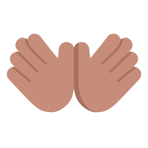 Ανοικτά χέρια: μεσαίος τόνος δέρματος για Microsoft Windows 11 23H2 June 2024 Update