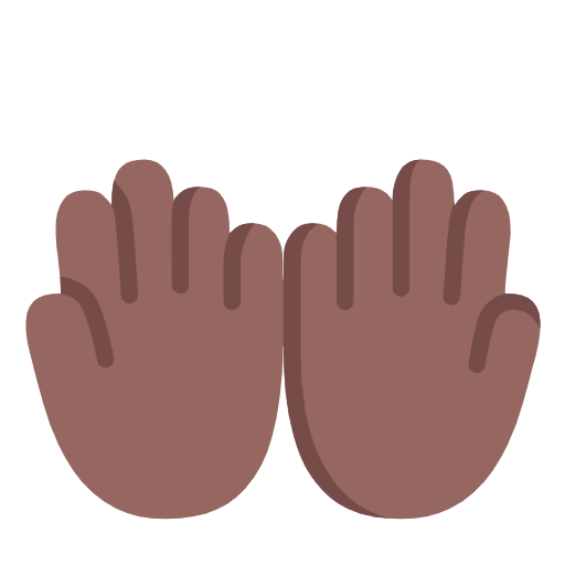 Společně vztyčené dlaně: Středně tmavý odstín pleti pro Microsoft Windows 11 23H2 June 2024 Update